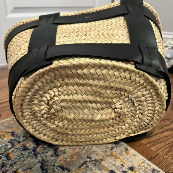 DeMellier Santorini Raffia Basket Bag - NWOT - Picture 8 of 10